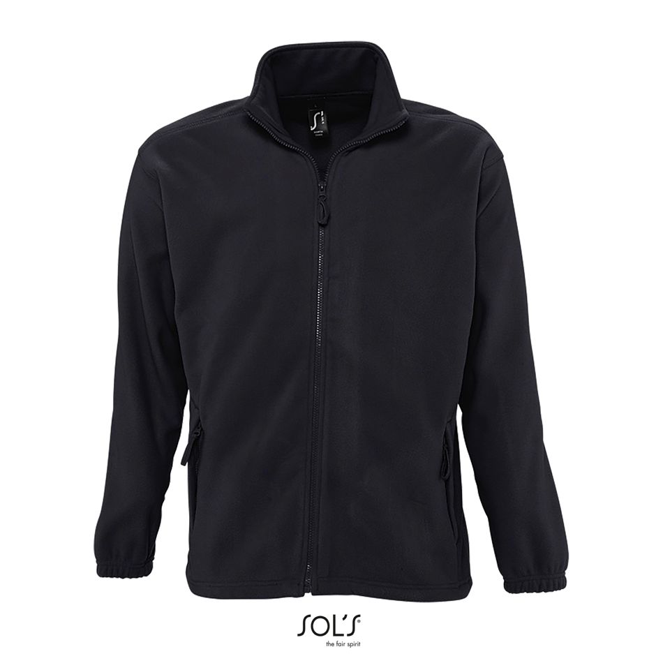 Chaqueta Con Cremallera Para Hombre SOL'S NORTH ANTRACITA