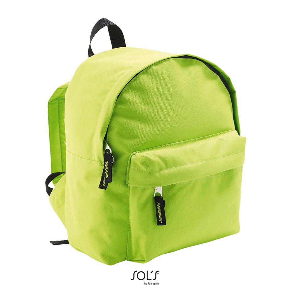 Mochila De Poliéster 600D SOL'S RIDER KIDS VERDE MANZANA