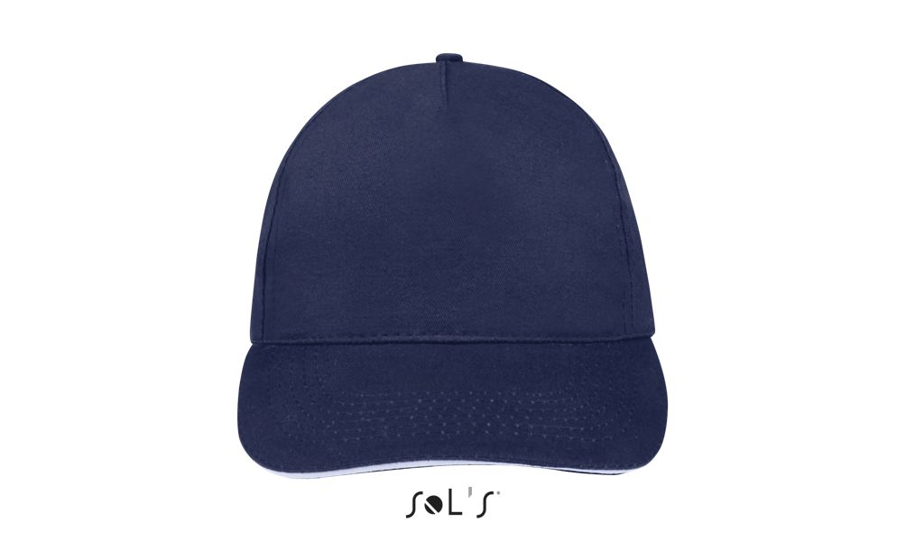 Gorra 5 Paneles SOL'S SUNNY FRENCH MARINO / BLANCO