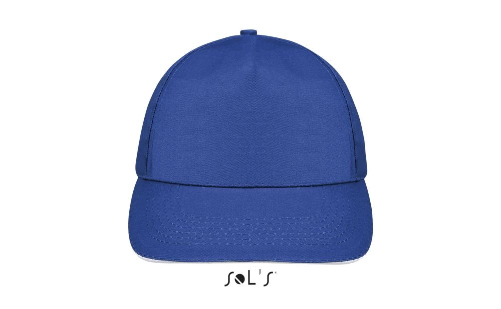 Gorra 5 Paneles SOL'S SUNNY AZUL ROYAL / BLANCO