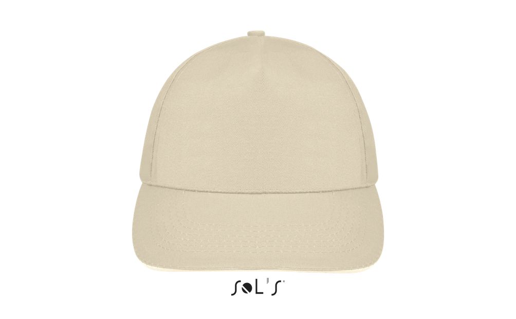 Gorra 5 Paneles SOL'S SUNNY BEIGE / BLANCO