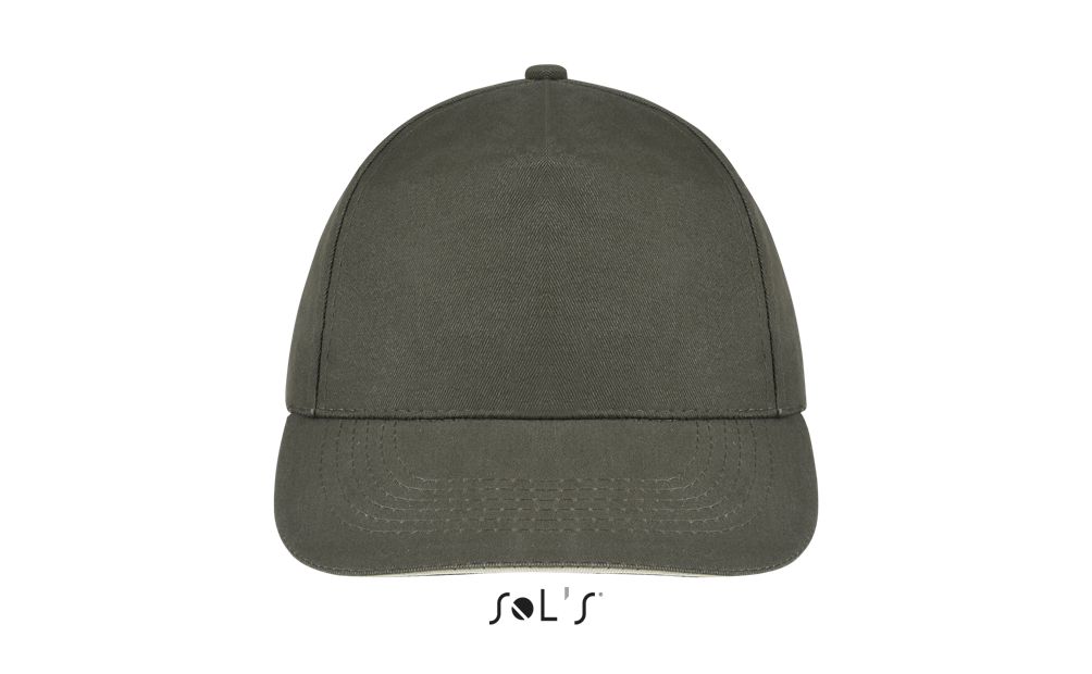 Gorra 5 Paneles SOL'S SUNNY Army Beig
