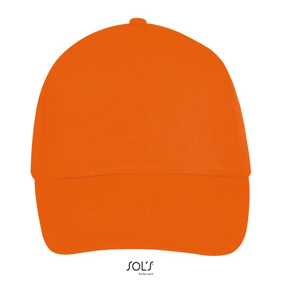 Gorra De 5 Paneles SOL'S BUZZ NARANJA