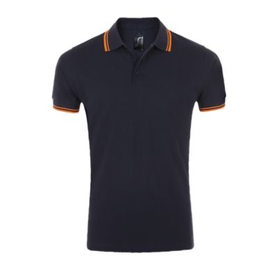 French navy / Neon orange