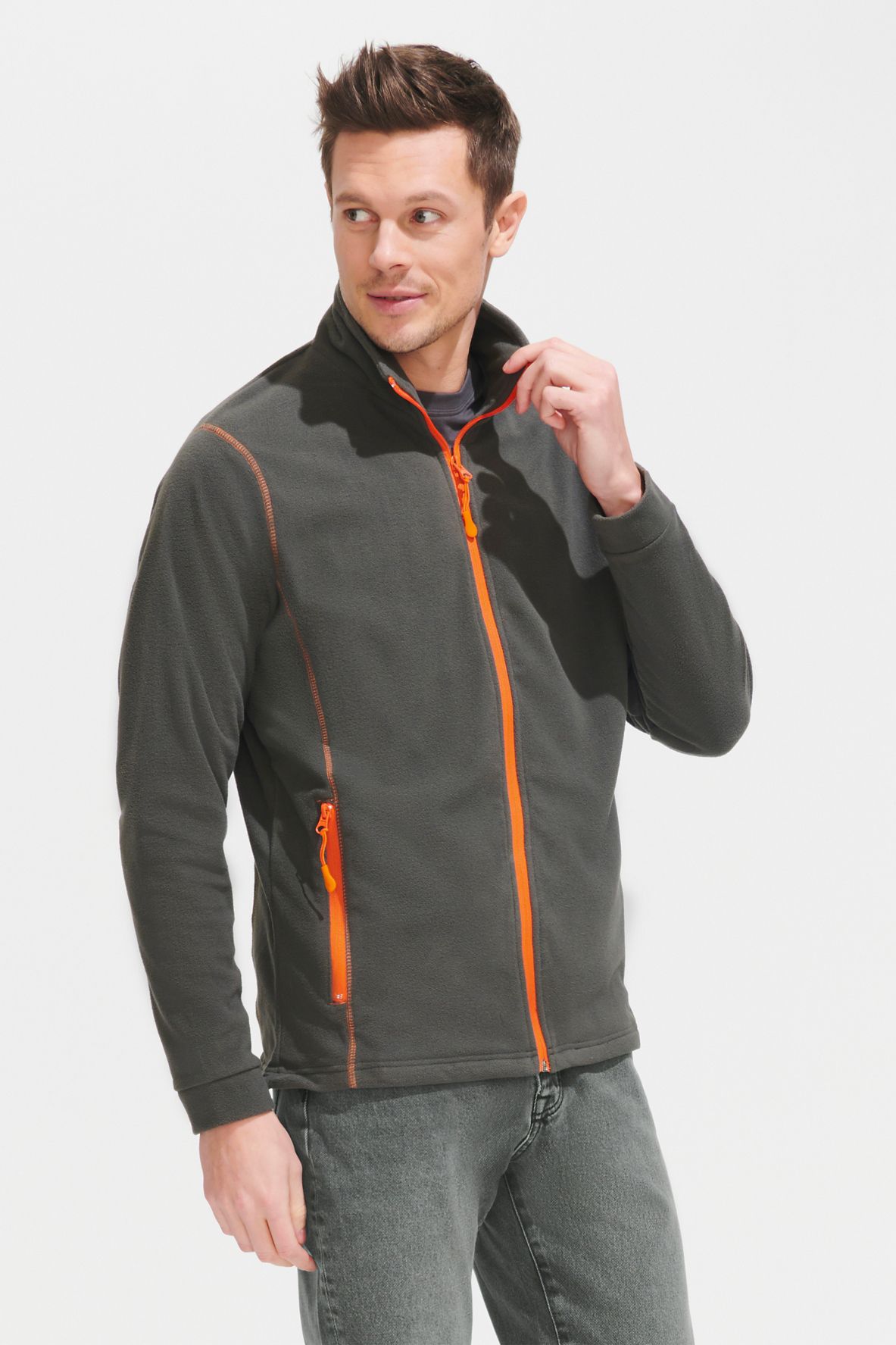 NOVA MEN - Chaqueta Micro Polar Hombre Con Cremallera