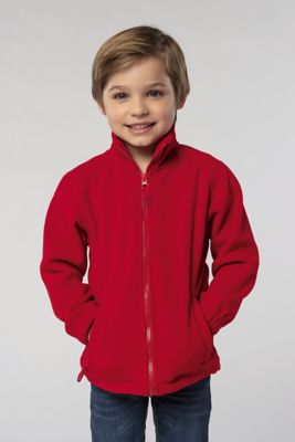 Kids zip online fleece