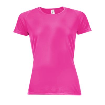 129 Neon Pink 2 - T-paidat POLYESTERI SOL'S - 01159 - 10