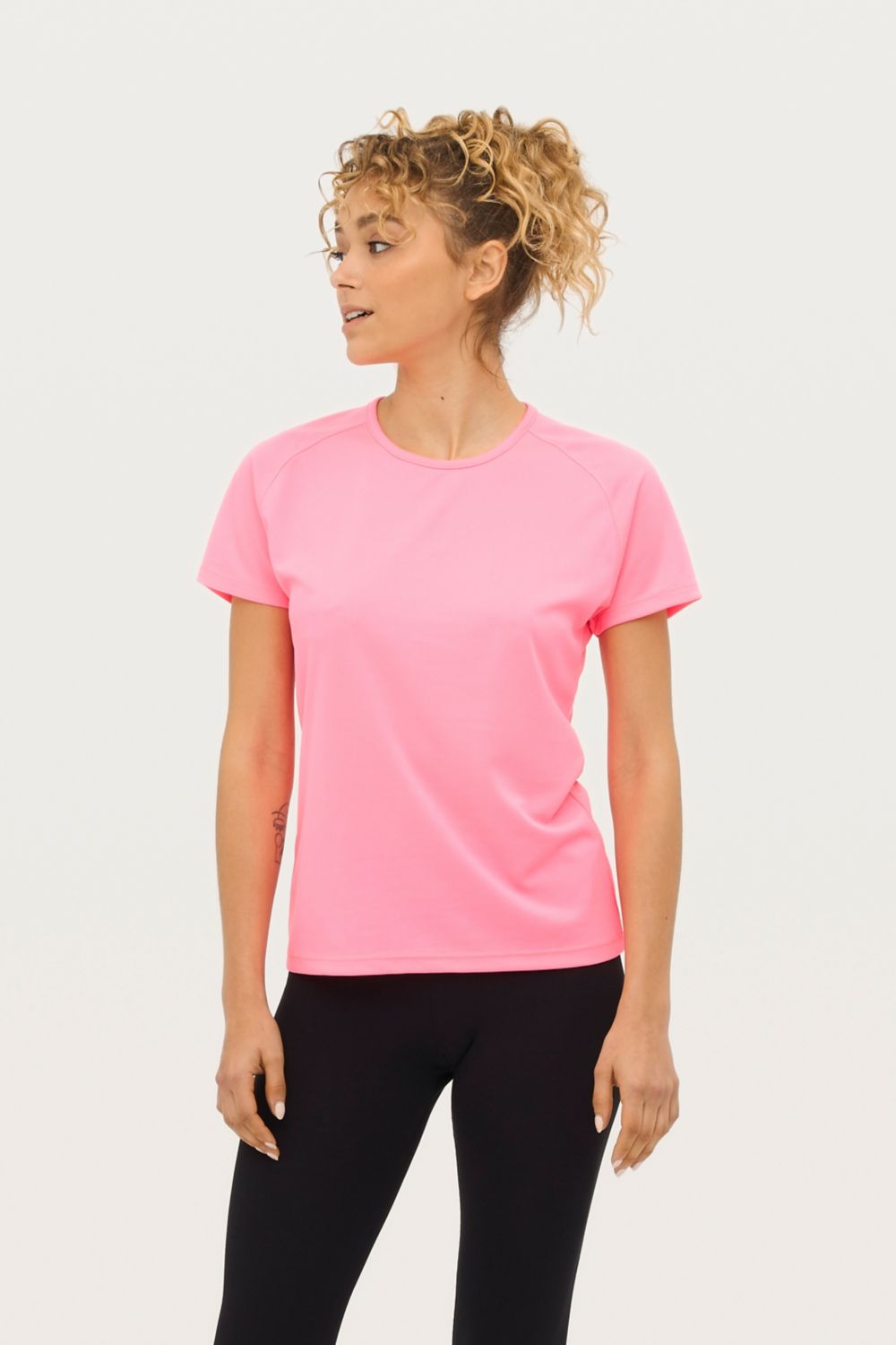 Camiseta con mangas raglán para mujer Sporty