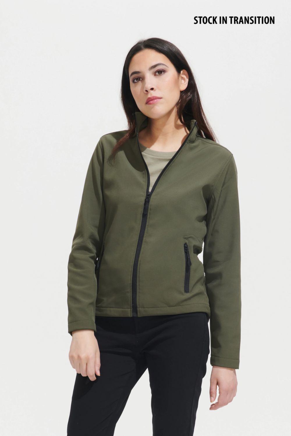 Softshell con cremallera para mujer Race