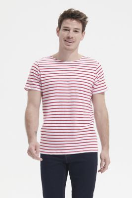 striped t shirt men