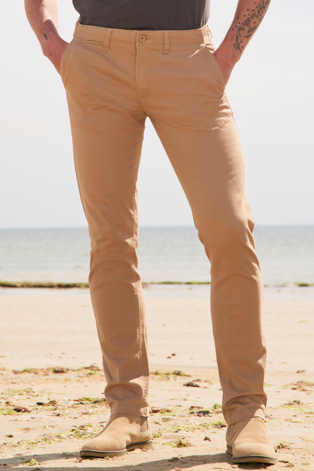 Pantalon hombre marron sale