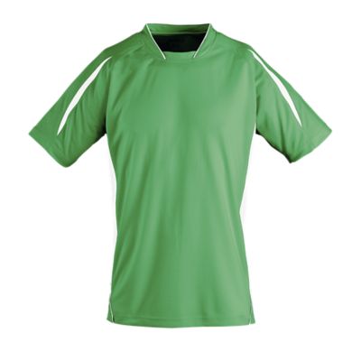 Bright green / White