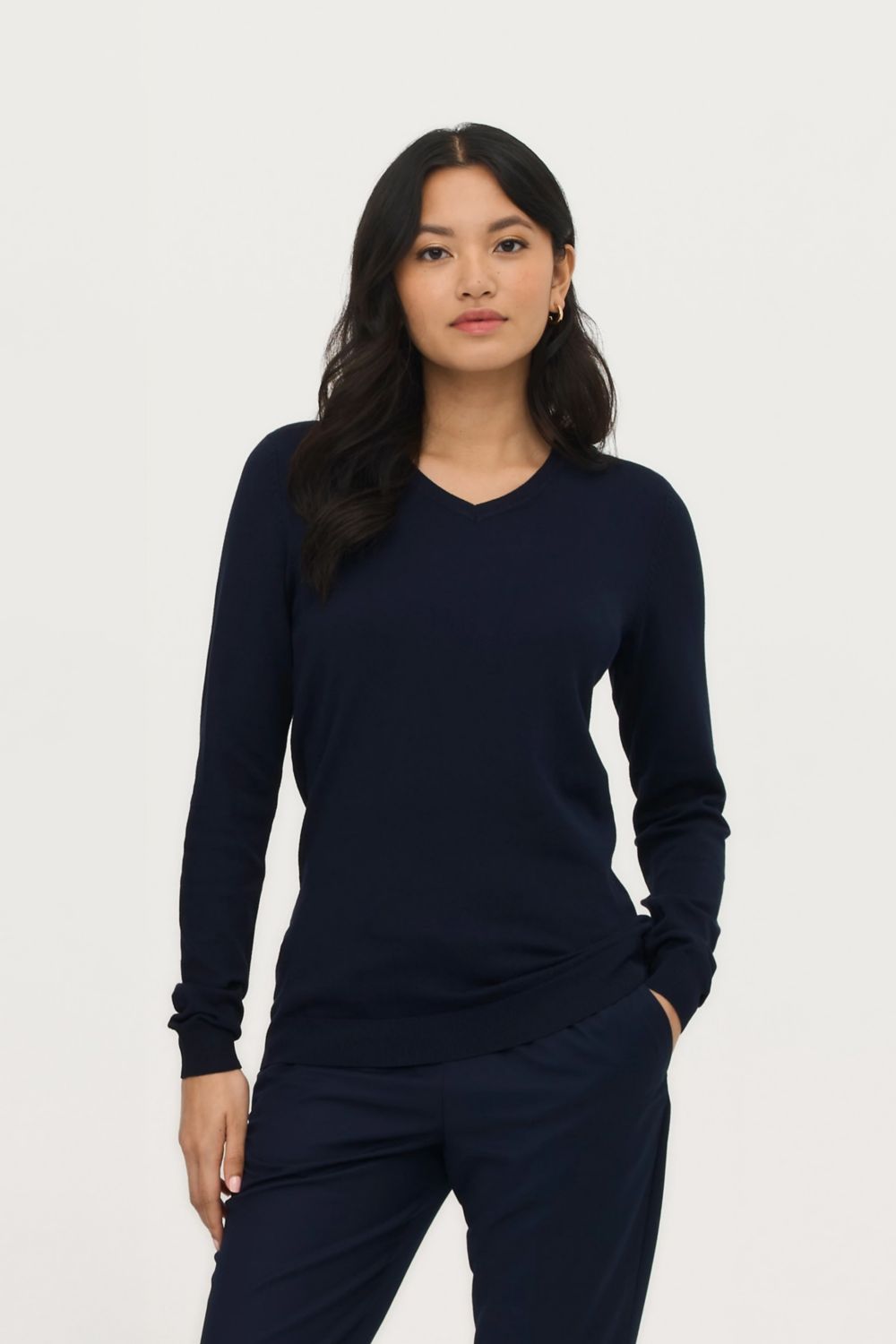 Jersey cuello pico para mujer Glory