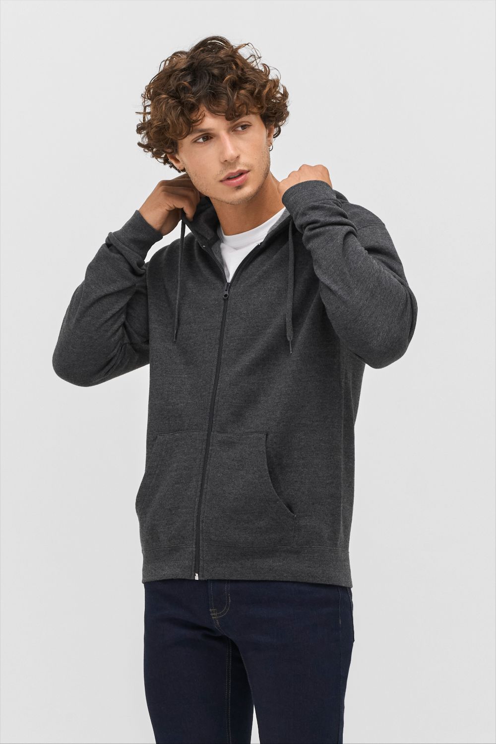 Sudadera con cremallera unisex Stone