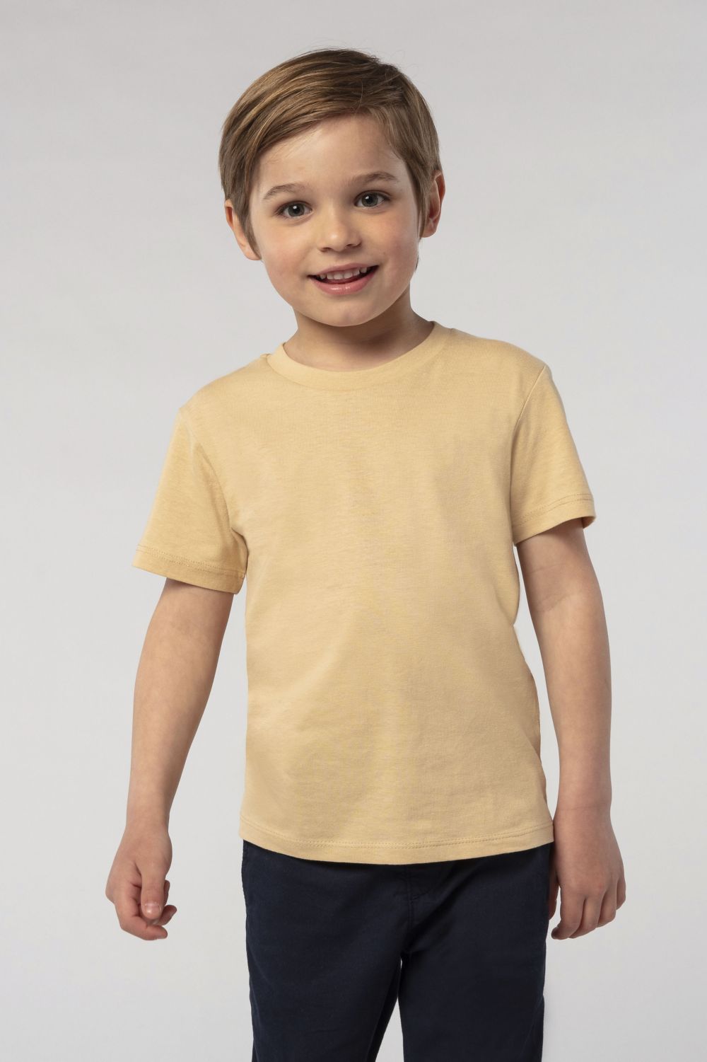 Camiseta de manga corta de niño con cuello redondo Milo