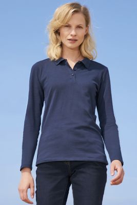 Polo Shirts Women Men Polo Shirts 100% Cotton Sport Long Sleeve T