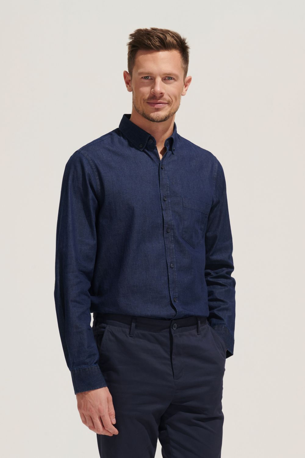 Camisa denim para hombre Barry