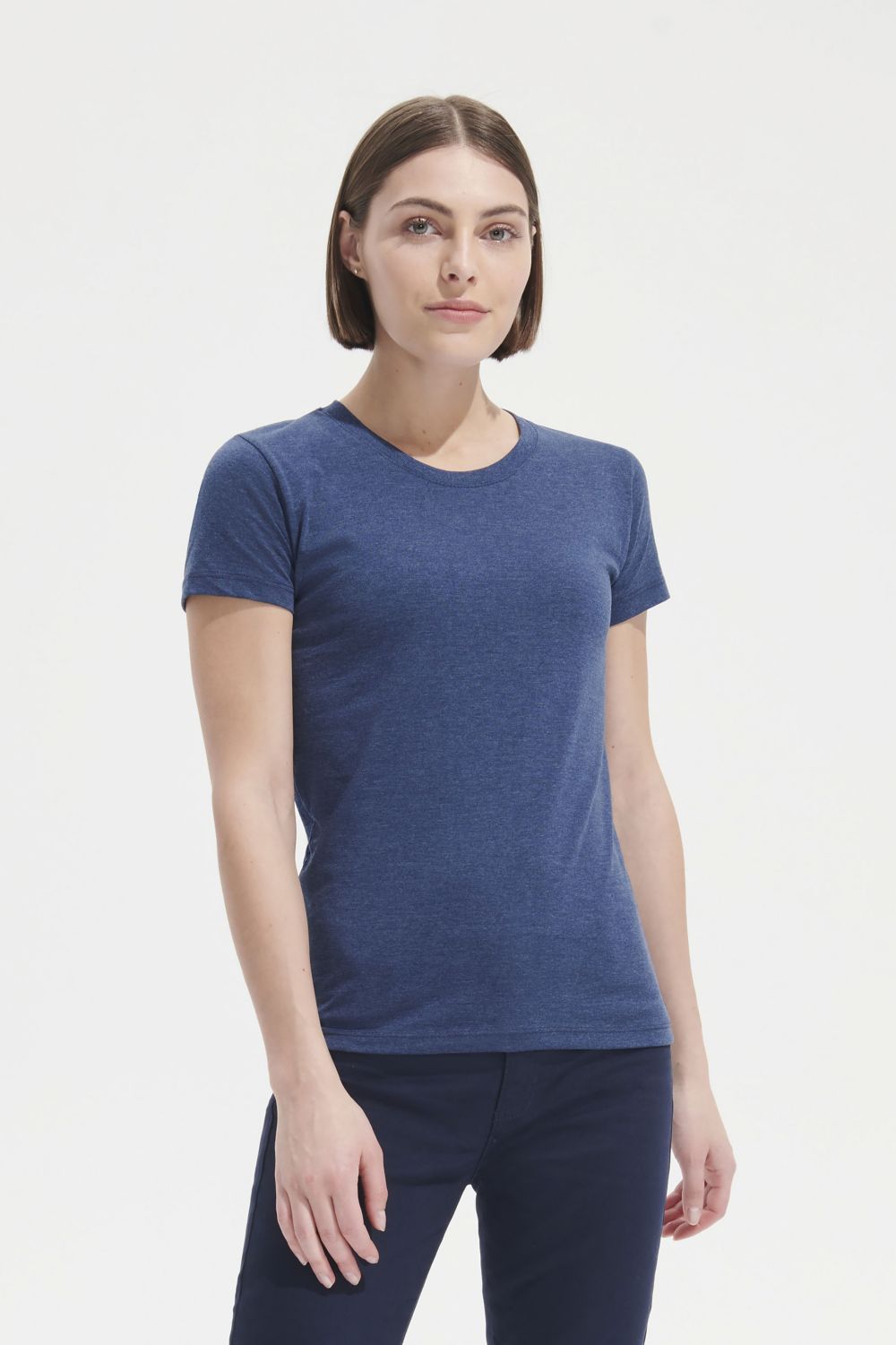Camiseta ajustada de mujer con cuello redondo Regent Fit