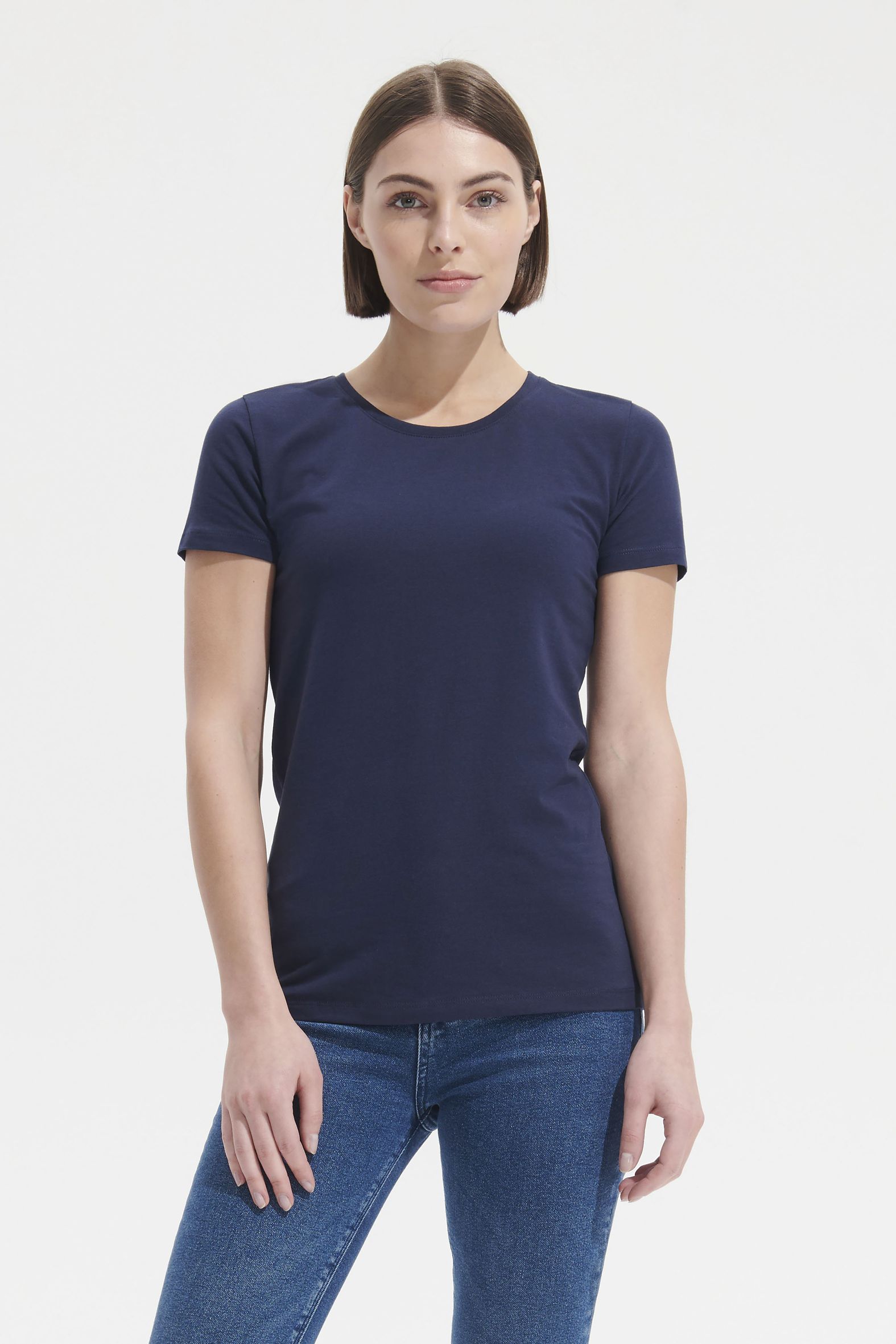MILLENIUM WOMEN - Camiseta Mujer Manga Corta Cuello Redondo