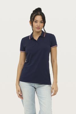 polo shirt and khaki pants