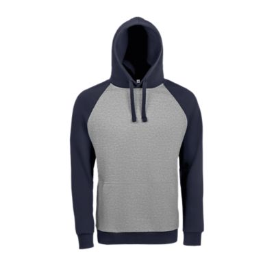 Grigio melange / Blu navy