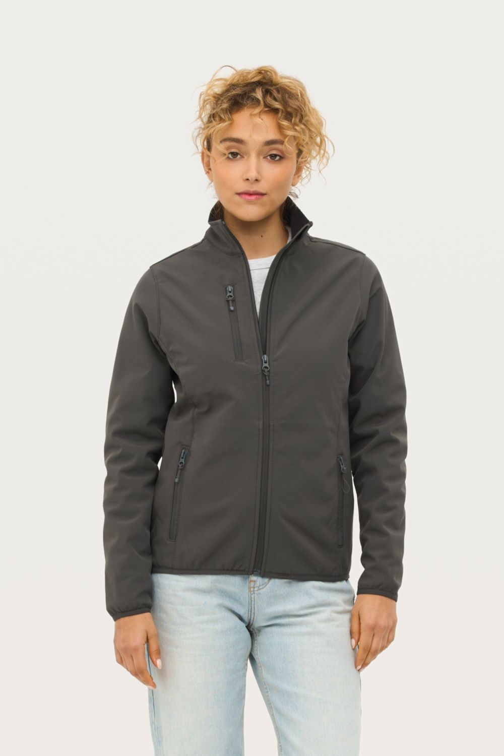 Softshell con cremallera para mujer Radian