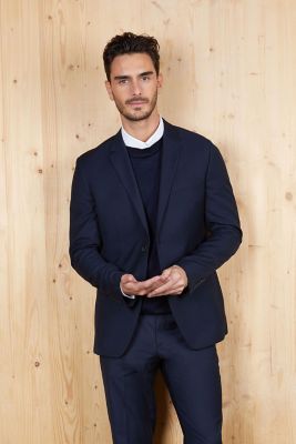 VESTE DE COSTUME HOMME<br/><p>Pièce emblématique, cette veste de costume élégante, intemporelle et mi-saison est un élément fort du dressing masculin. Pouvant se porter en costume 3 pièces pour un évènement formel ou avec un chino pour un look décontracté.</p> NEOBLU MARIUS MEN