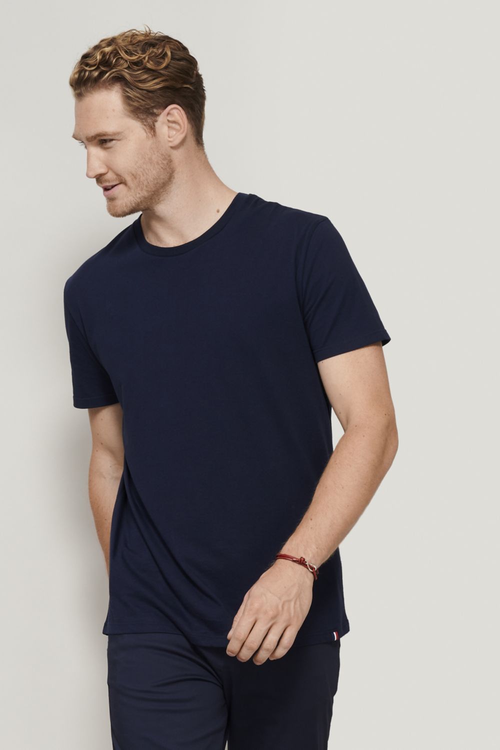 Camiseta hombre cuello redondo made in france Léon