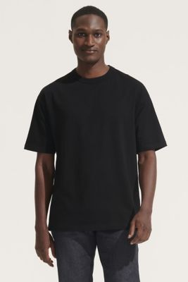 Caps T-shirt Boxy Fit in Black