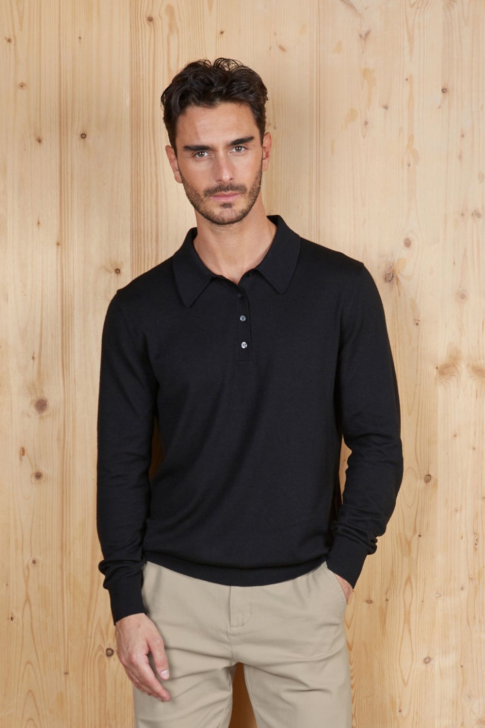 Jersey cuello de polo para hombre Stefan