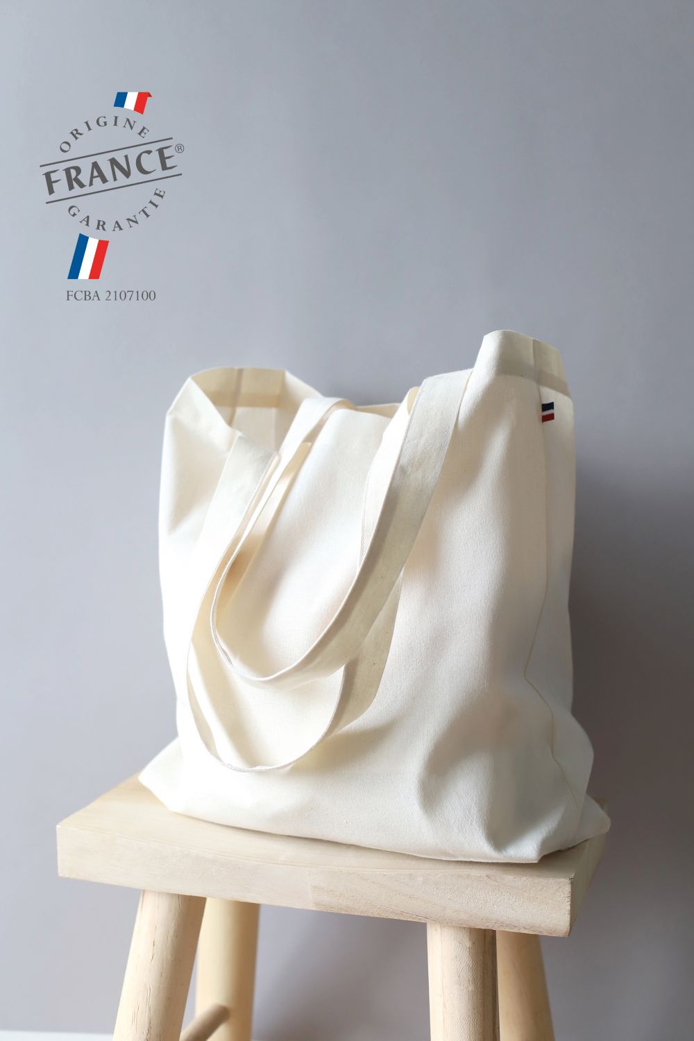 Bolsa de compras fabricada en francia Tristan