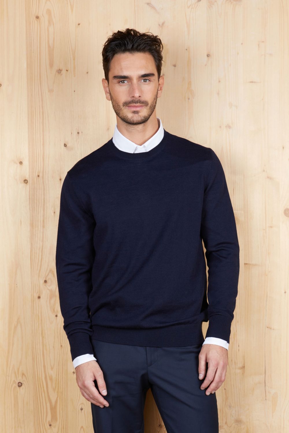 Jersey de cuello redondo para hombre Stuart