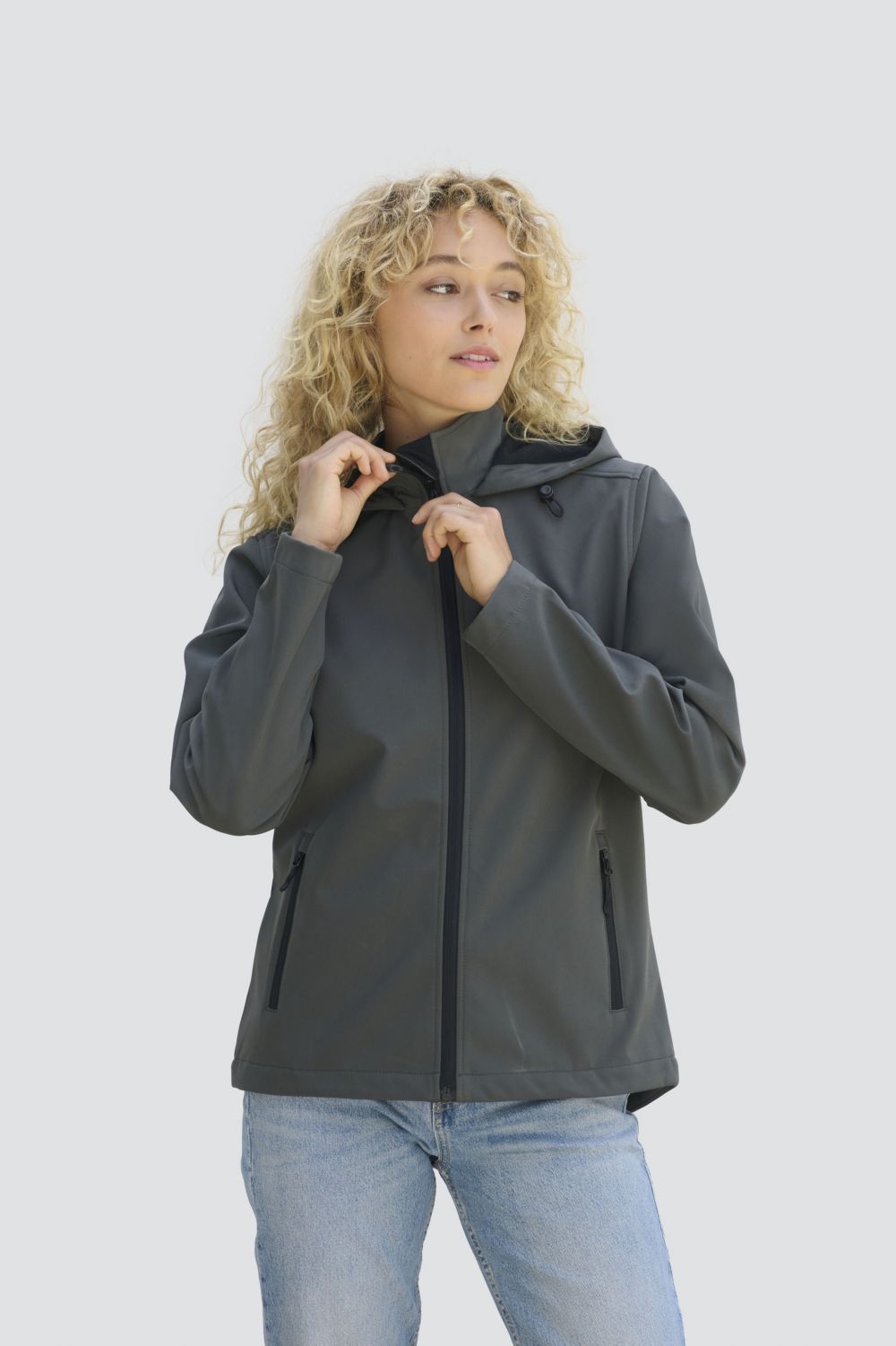 Chaqueta softshell mujer con capucha Race Hooded
