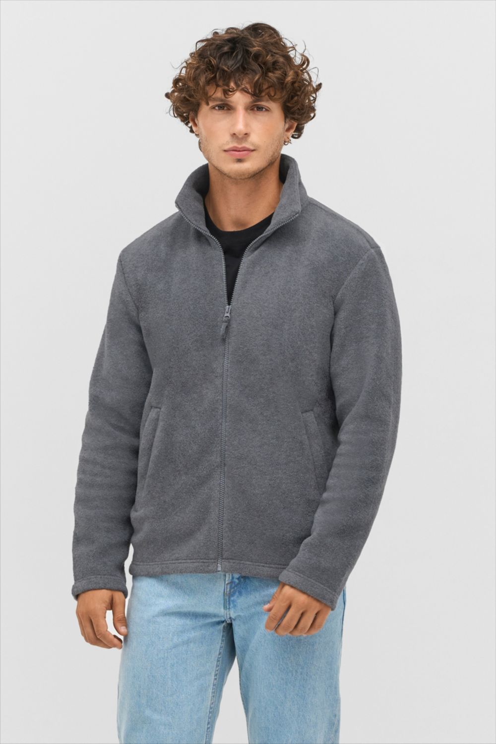 Chaqueta micropolar unisex con cremallera Nitro