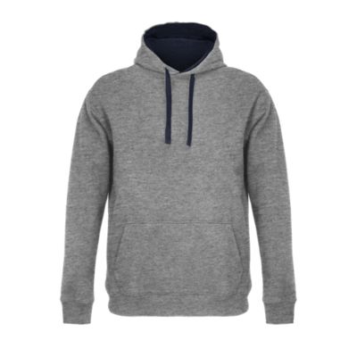 Grigio medio melange / Blu oltremare
