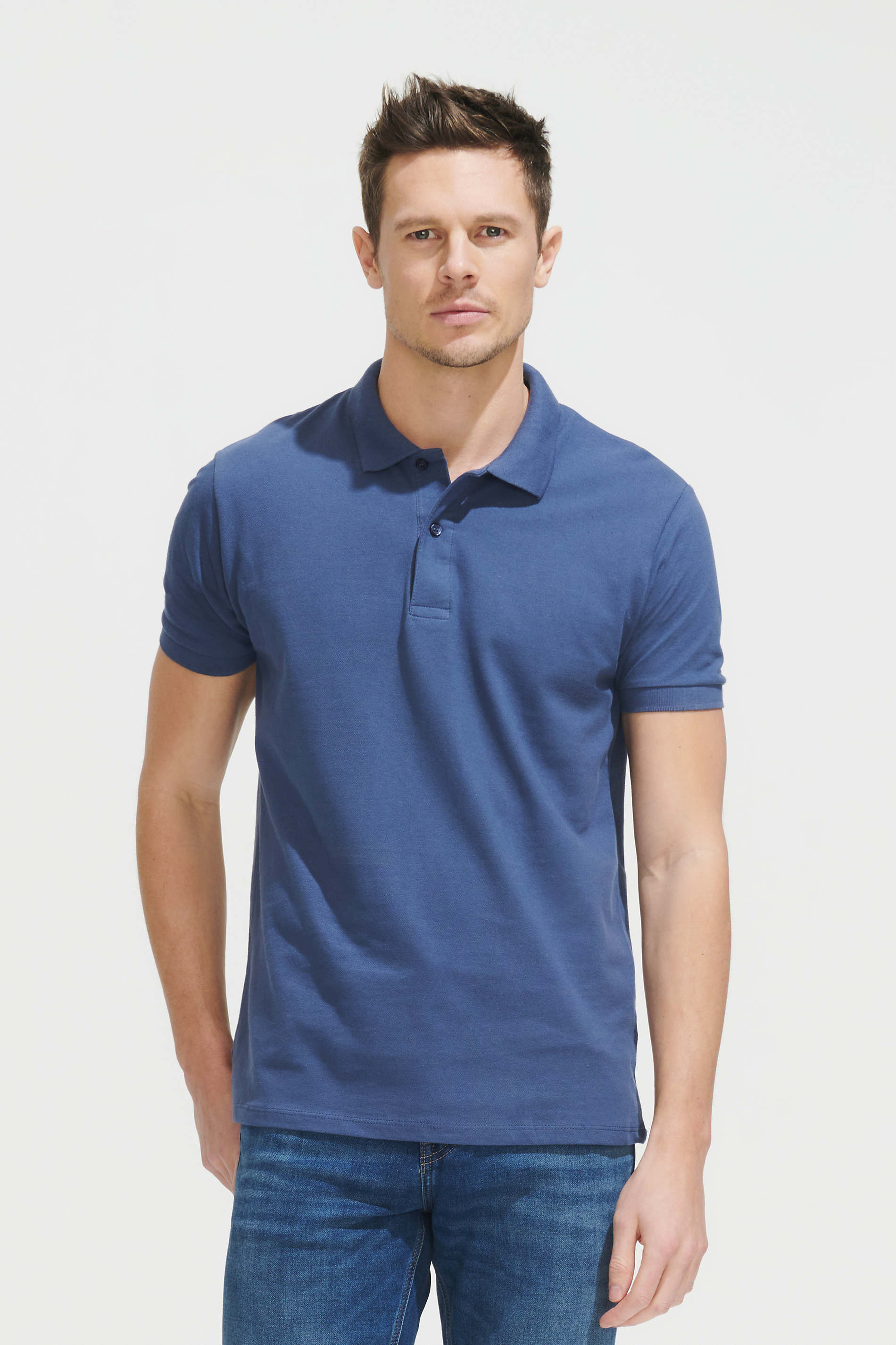 Mens Boys Plain Pique Polo Shirt Short Sleeves Top Men's Casual Regular T-Shirt