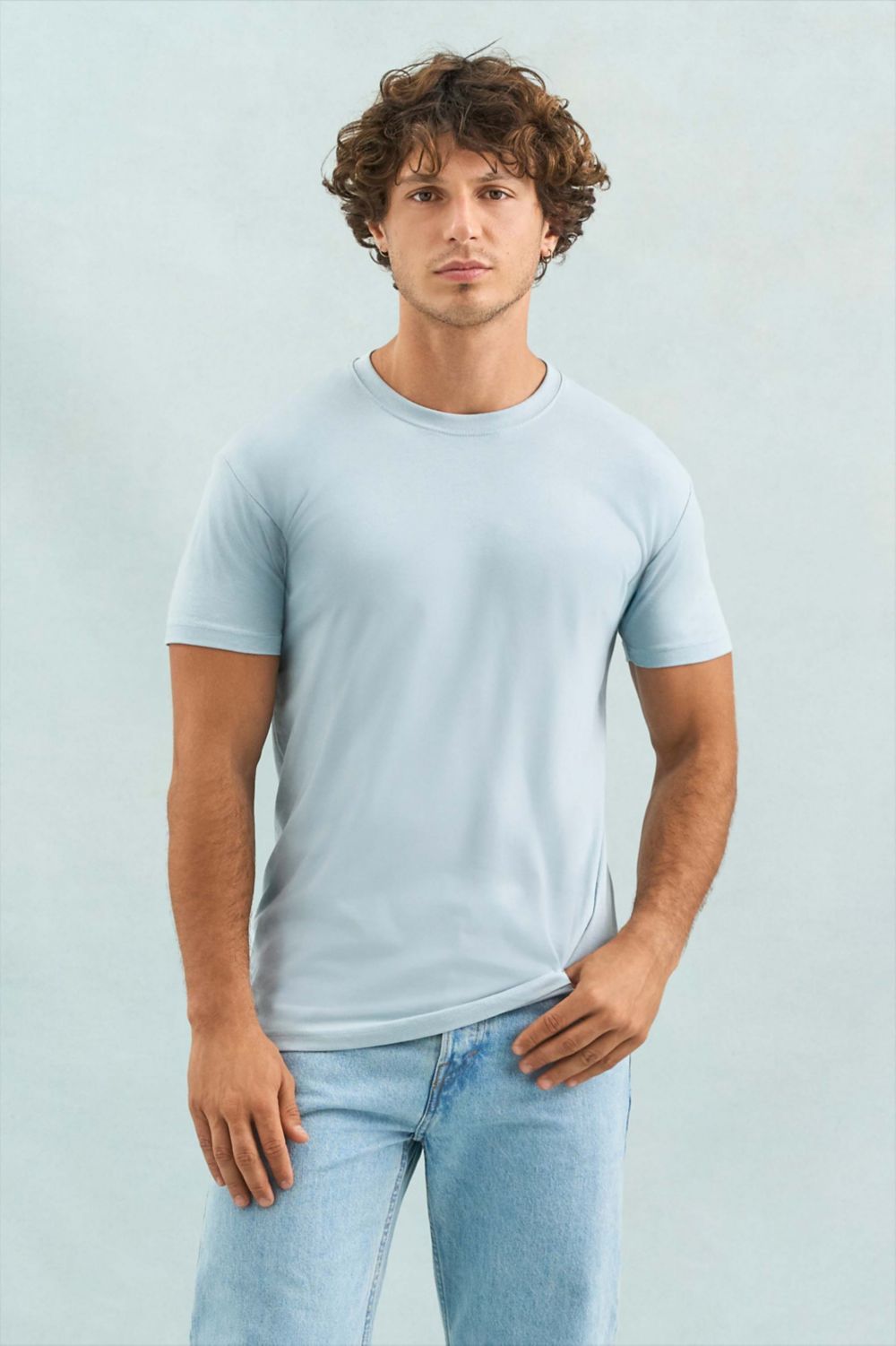 Camiseta de cuello redondo para hombre Imperial