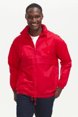 Red on sale windbreaker jacket