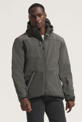 ROCK MEN CHAQUETA SOFTSHELL HOMBRE ACOLCHADA-ALTA GAMA 