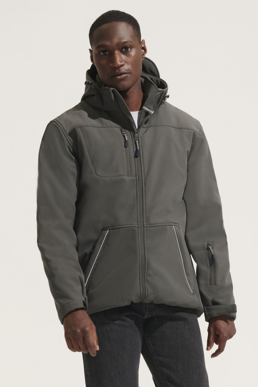 Chaqueta softshell acolchada para hombre Rock