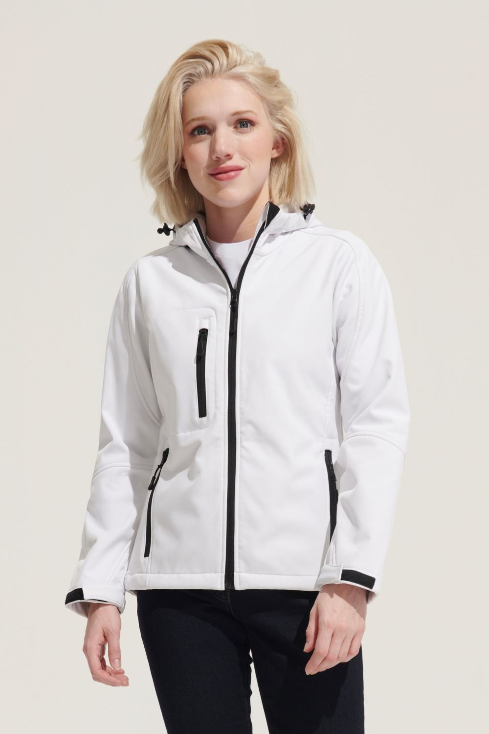 Softshell con capucha para mujer Replay