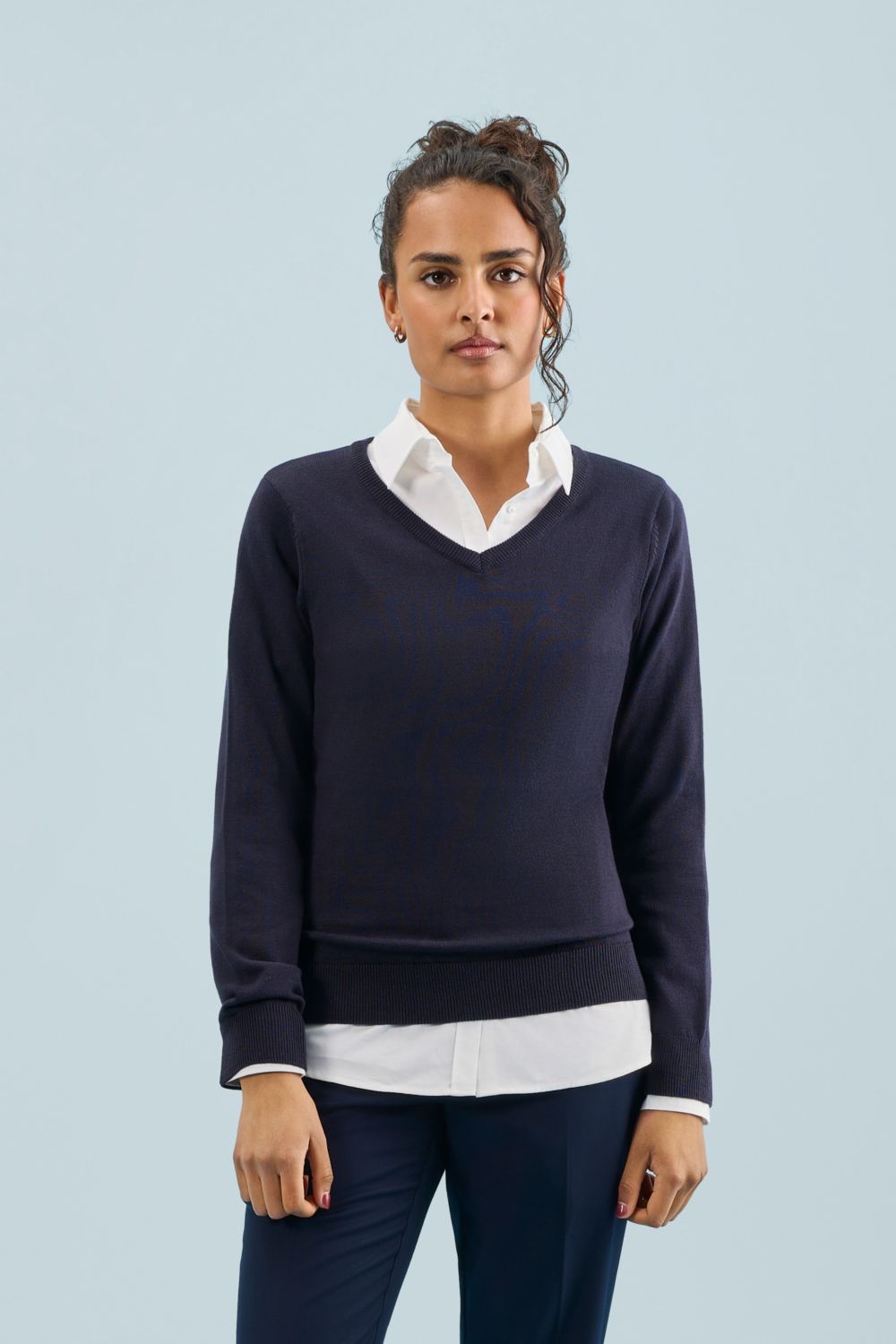 Jersey cuello pico para mujer Galaxy