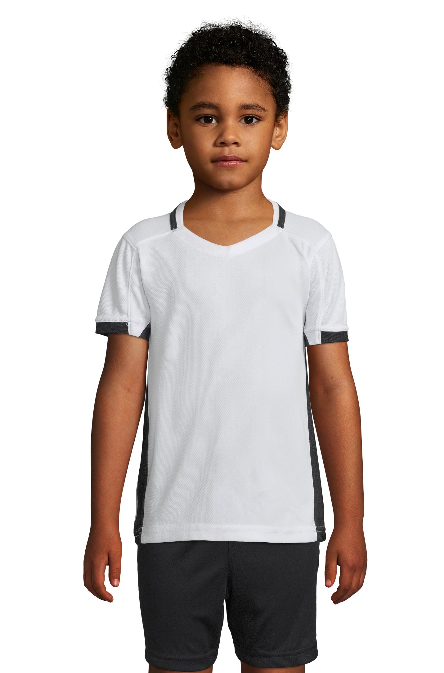 SOL'S CLASSICO KIDS — Branco / Preto Frente